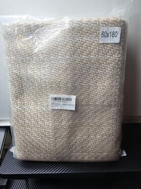 2'x6' Hallway Runner Rug Washable - Non Slip - Beige